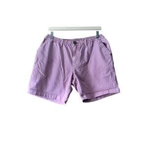 NWOT Chubbies Men's The Handmedowns 7" Originals Short Sunset Washed Red Size L